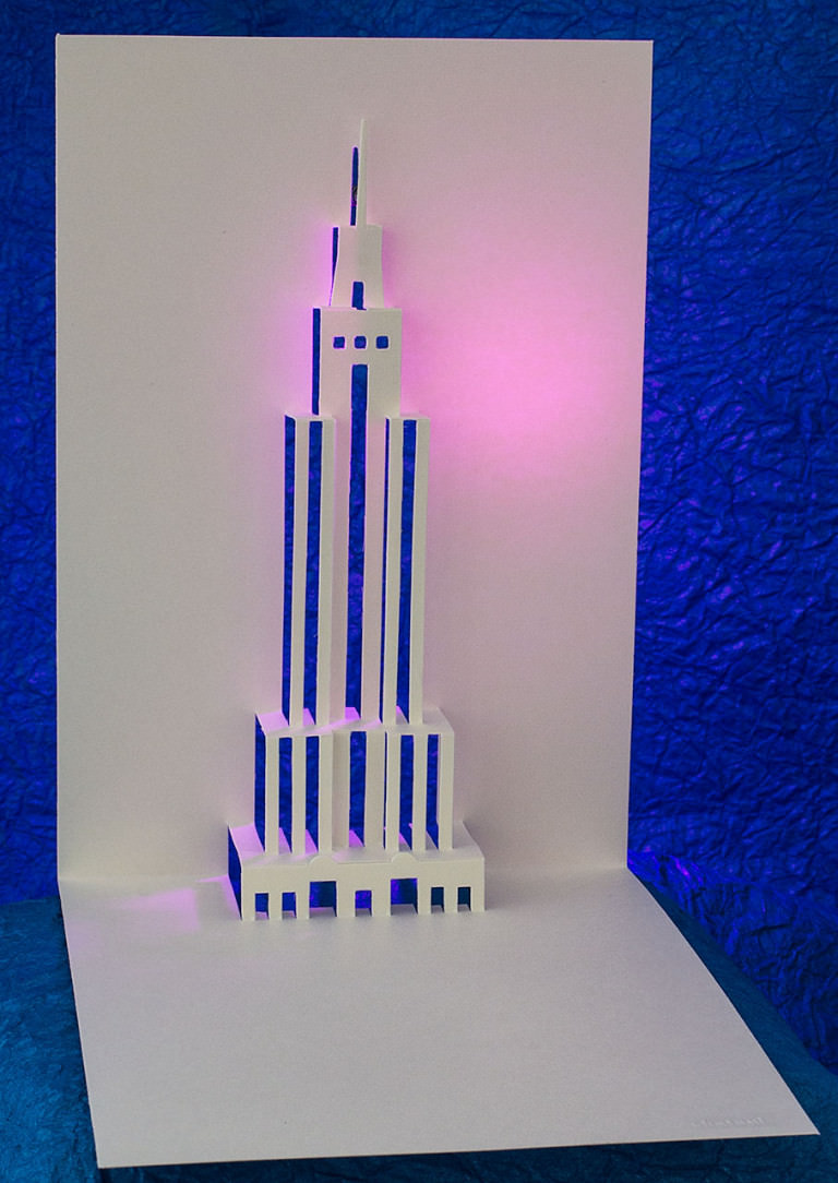 Empire State Building Pop Up Card Popup Card Shop