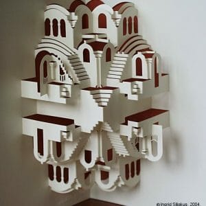 Echo Pop-Up Paper Sculpture by Ingrid Siliakus