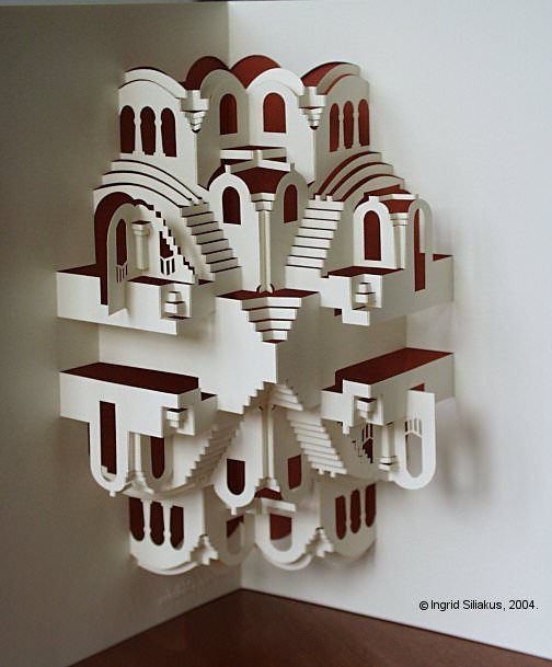 Echo Pop-Up Paper Sculpture by Ingrid Siliakus