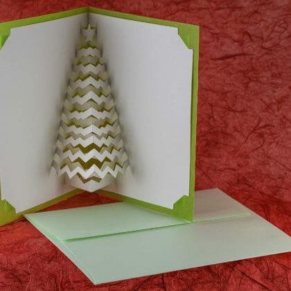 Christmas pop-up card how to make